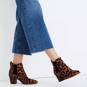 Madewell Regan Boot in Leopard Calf Hair
